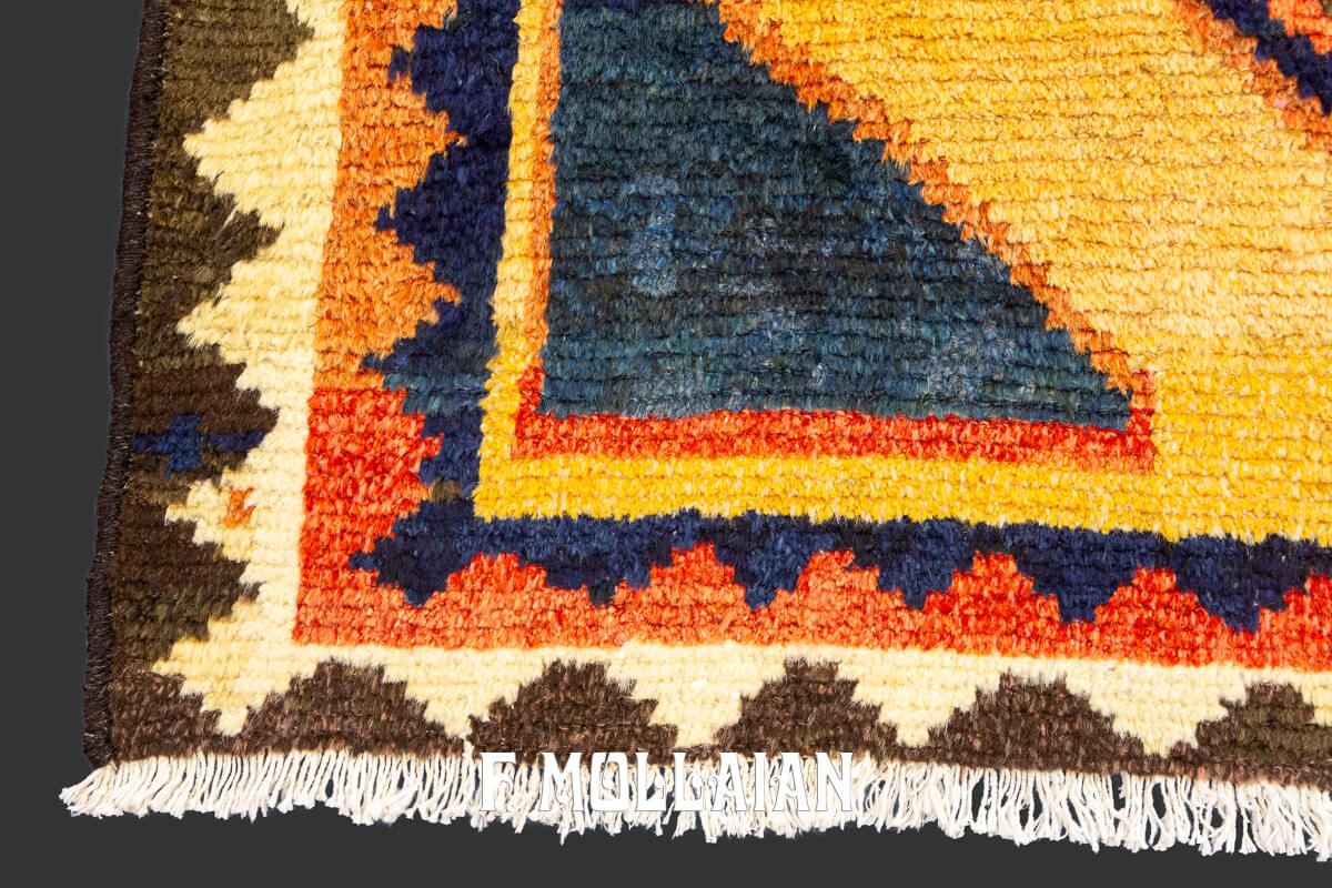 Gabbeh Rug Bakhtiari Geometric Design n°:132429